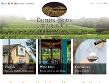Tablet Screenshot of duttonestate.com